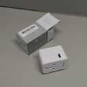 Universal Travel Adapter, International Travel Plug Adapter with 3 USB-C 2 USB-A Ports(Total 30W), All-in-One Portable Adaptor, for USA, UK, EU, AU 224+ Countries (White)