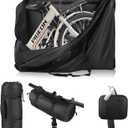 Bike Travel Bag Airplane,Heavy Duty 840D MTB Bicycle Box Case with Strong Webbing for Air Travel Flights Waterproof,Bicycle Outdoor Storage Box with Carry Bag