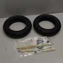 RUTU 2 PCS 10x2.5 Inches Solid Tire for Segway Ninebot MAX G30 G30P G30LP Gotrax G5 G6 Hover 1 Alpha Zero10X OKAI Neon Pro 60/70-6.5 Electric Scooter Replacement Wheel