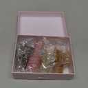 4Pcs Large Acrylic Hair Claw Clips  Strong Hold Thick Hair Banana Barrettes for Women Girls (Hair Clips, Banana(gray/champagne/green/pink))