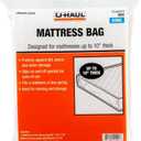 U-Haul Standard King Mattress Bag  Moving & Storage Cover for Mattress or Box Spring  96 x 78 x 10