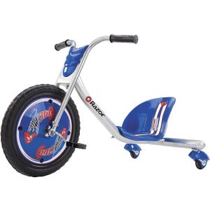 Razor RipRider 360 Caster Trike for Kids Ages 5+ - Lightweight, Rubber Handlebars, Steel Frame, for Riders up to 160 lbs, One Size
