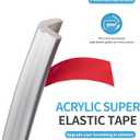 Art3d 20ft Outside Vinyl Corner Trim Peel and Stick for Tile and Wall Edges, Furniture Decoration Glittery Silver