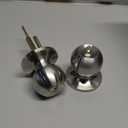 Shop Stainless Steel Home Interior Rooms Locking Privacy Round Door Knob Handle Set with Keys