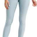 Hybrid & Company Women Ultimate Comfort Flattering Fit Stretch Skinny Jeans (22 Plus, Bleach)