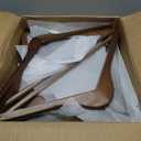 Suit Hangers 6 Pack Wooden Coat Hangers,Wide Shoulder Hangers with Non Slip Pants Holder,Heavy Duty Clothes Hangers,Suit Hangers for Men,for Women,for Suit,Coat,Jacket,Pants (Walnut