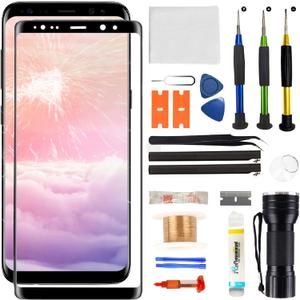 for Samsung Galaxy Note 8 Screen Replacement,Replacement Screen for Galaxy Note 8 Series 6.3 inch,Glass Replacement Kit with Repair Tools,Waterproof Adhesive(NO OLED & Touch Digitizer)