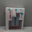 Portable USB Heated Blanket, 3 Heat Settings USB Heated Blanket Throw 3Hrs Auto Off 5V/2A,54"x38"Overheat Protection Portable Electric Blanket Wrap Machine Washable(Battery Pack Not Included)