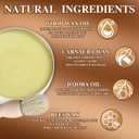 Leather & Furniture Repair Salve with Applicator Brush, 2025 Upgraded Leather Conditioner & Polisher, Natural Moisturizer Restorer for Wood, Couch, Car Seats & Shoes