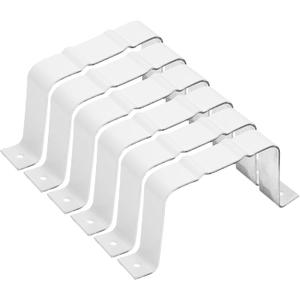 HOMSFOU 1set Aluminum Alloy Downspout Adapter Strap Heavy Load Gutter Bracket for Drainage Versatile and for Various Building Structures