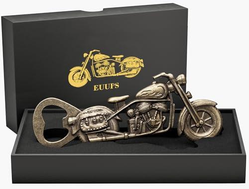 Unique Motorcycle Beer Gifts for Men Vintage Motorcycle Bottle Opener, Fathers Day Gift Birthday Christmas Gift for Him Dad Husband Grandpa Boyfriend