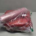 Chair Cushions for Dining Chairs Set of 4, Non Slip Kitchen Chair Pads, 17" x 16" x 2", Indoor Dining Chair Cushions with Ties, D-Shaped Seat Cushions for Kitchen Chairs, Red