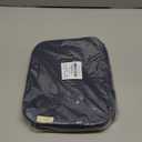 BAGSMART Toiletry Bag Travel Bag with hanging hook, Water-resistant Makeup Cosmetic Bag Travel Organizer for Accessories, Shampoo, Full Sized Container, Toiletries, Smokey Blue (Medium)