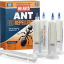Ant Repellent, Ant Deterrent for Home, Indoor and Outdoor Use, Keeps Ants Away, Reay-to-Use, Pets & Kids Safe- 4P