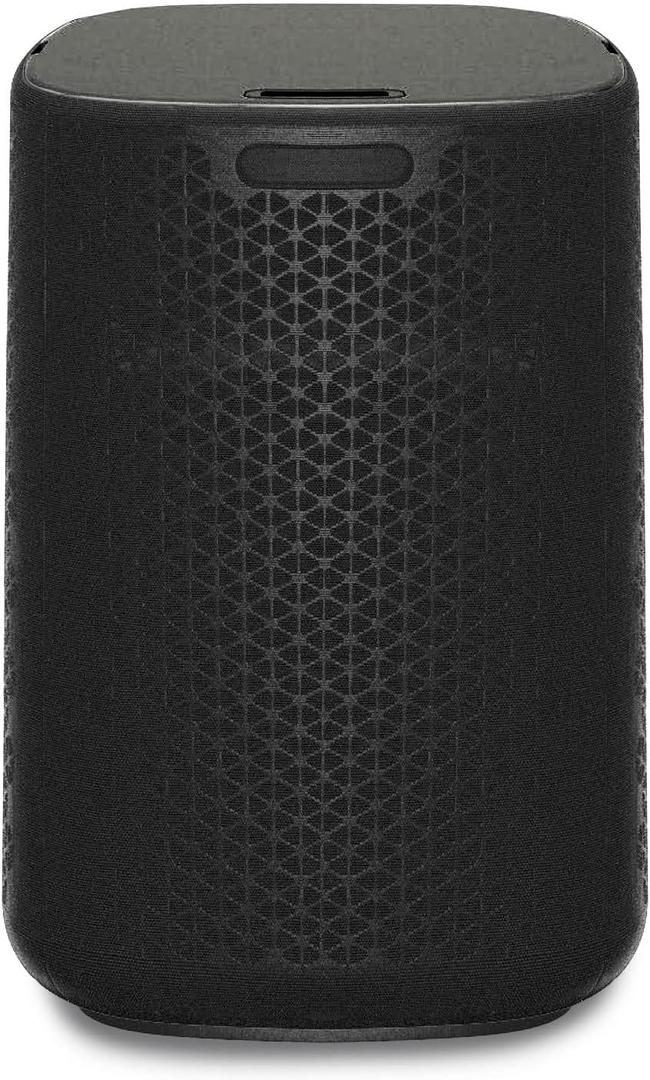 Habitat Large Room Air Purifier and Sanitizer with HEPA Activated Carbon Filtration System, Cleans up 3600ft, with Auto Filter Replacement Reminder, USB Charging Port, 5-Speed Fan, Black
