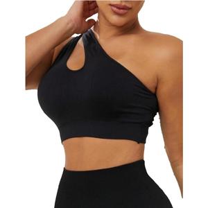 Women's Sports-Bras Yoga Breathable Mesh Shockproof Running Tank Sexy Comfort (Black,X-Large)