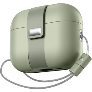 SURITCH for AirPods Pro 2/ Pro Case, Magnetic Lock Bumper Cases Compatible with Airpods Pro 2nd / 1st Generation, Rugged Protective Cover with Stylish Hanging Lanyard Cases for Women Men, Green