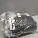 Large Storage Carrying Bags for Air Mattress Comforter Out Door Pillow Holiday Decorations, Water-Resistant & Dustproof Canvas Camping Moving Bag, Organizer for Closet Under-Bed Dorm Garage, 2 Pack (Black)