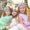 YanJie 24PCS Baby Girls Headbands 4.5 Baby Bow Hair Bows for Newborn Infant Toddler Kids Girl Hair Accessories Super Soft Nylon Hairwarp