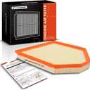 A-Premium Engine Air Filter Compatible with BMW F25 F26 Series X3 2011-2017, X4 2015-2018, 2.0L 3.0L, Flexible Panel, Replace# 13717601868