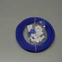 Malida 1/4 inch O.D. Length 32.8ft(10 meters) RO Water Tubing, Hose Pipe for RO Water purifiers System,+ 1/4 O.D quick connector 10pcs