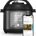 Instant Pot Pro Plus 10-in-1 Multi-Cooker, Electric Pressure Cooker, Slow Cook, Rice/Grain Cooker, Steamer, Saut, Sous Vide, Yogurt Maker, Sterilizer, & Warmer, App With 800 Recipes, Black, 6 Quart