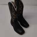 SheSole Cowgirl Boots for Women Square Toe Mid Calf Embroidered Fashion Western Cowboy Boots 36/6