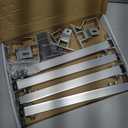 4PCS Adjustable Solar Panel Tilt Mount Brackets Aluminum Alloy Mounting Bracket Stand Systems Support 50W 70W 100W 150W 200W 300W 400W Solar Panels for Ground, Roof, Boat, Wall, Railer, RVs