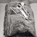 Mlivrom Heated Throw Blanket with 1-9 hrs Timer Auto-Off & 8 Heating Levels, Flannel Electric Blanket Full Body Warmth, ETL Certified & Machine Washable, Grey