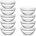 Sweejar 3.5 inch Small Glass Bowls Set, 5 oz Prep Bowls for Cooking, Small Bowls for Kitchen, Dessert Bowls for Ice Cream, 9 Pack