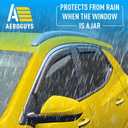 Extra Durable Window Deflectors in-Channel Window Visors Rain Guards Fit for Buick Encore GX 2020-2026, Sun Visors, Wind Vent for Shades, Exterior Car Accessories - 4 pcs. AG1034