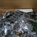 Military Train Building Kit, Compatible with Lego Militarys Army Train Building Block with Lights, Missiles, Trucks and Train Tracks, Gift for Military Lovers, Teens and Adults (1174 Pieces)