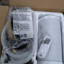 BLACK+DECKER Smart Portable Air Conditioner, 12,000 BTU for Rooms up to 550 Sq. Ft., Smart Portable AC with Follow Me Remote and Window Kit, BPACT12WT, White