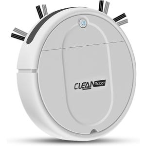 Robot Vacuum and Mop Combo, Equipped with Wireless Touch Button, Vacuum Robot Vacuum Cleaner and mop Combination, Silent, Advanced Obstacle Avoidance Suitable for Home Tiles Robot Vacuum and Mop Combo