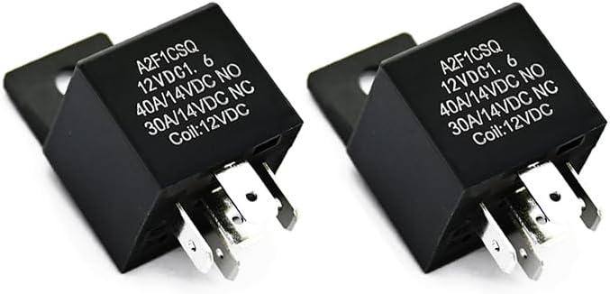 3 x 2 Pcs 1R1610, 1R1264 Multi Purpose Relay L4 L6 V6 V8 2.0L 2.4L 2.5L 2.8L 3.0L 3.7L 4.0L 4.7L 5.7L 6.1L Compatible with Jeep Liberty Grand Cherokee Compass Wrangler 1995 2001-2008, 40A 12V