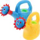 NUOBESTY Chicken Watering can Toys for Kids Bath and Outdoor Play Early Educational Small Watering Pot for Home and School 2-Pack Small Plastic Water Sprinkler can