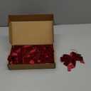 36 Pcs Burgundy Velvet Ribbon Bows 5.1 x 10.2 in Pre Tied Christmas Velvet Bows Christmas Tree Decorations Gift Packaging Bow for Xmas Wreath, Garland, Staircase, Home Outdoor Decoration