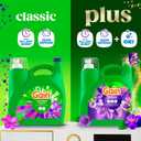 Gain Plus Liquid Laundry Detergent, Cleaner, Fresher, Now with Oxi, Moonlight Breeze Scent, 99 fl oz, 75 Loads