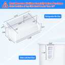 DA97-12650A Door Shelf Bin Only for Right Side Samsung Refrigerator Door Shelf Replacement for Samsung RF263BEAESR RF261BEAESR RF260BEAESR Door Bin for Samsung Fridge Door Shelves With 5 Fridge Magnet