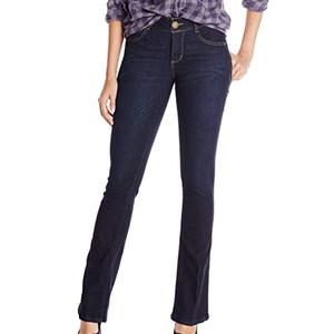 Democracy Women's Ab Solution Itty Bitty Boot, Indigo, 14