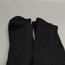 Facool Wide Loose Top Crew Socks, Mens Diabetic Cotton Non-Binding Thin Diabetes Neuropathy Long Cushioned Socks with Seamless Toe, 6 Pairs Black XXL