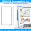 [2 PACK] UPGRADED 5304505782 216522370 Freezer Door Gasket Compatible with Frigidaire Refrigerator Door Gasket Seal FPRU19F8RFC FPUH19D7LF1 Freezer Seal Replacement Electrolux Fridge Door Gasket Seal