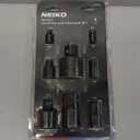 NEIKO 30223A 8 PC Impact Socket Adapter Set, Standard SAE Size, Cr-V Steel, Impact Driver & Wrench Conversion Kit, Locking Impact Socket Adapters & Reducer Set, Ball Detent, 1/4, 3/8, 1/2", 3/4, 1
