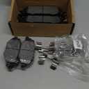 D1508 D1377 Front Rear Ceramic Brake Pads With Clips Fit For 2011-2019 Ford Explorer,For 2009-2019 Ford Flex,For 2010-2019 Ford Taurus, For 2009-2012 Lincoln MKS,For 2010-2019 Lincoln MKT (8 pcs)