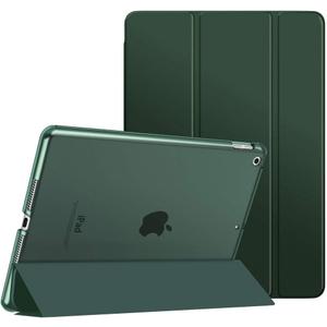 Moko Case for iPad 10.2 iPad 9th Generation 2021/ iPad 8th Generation 2020/ iPad 7th Generation 2019, Slim Stand Hard Back Shell Smart Cover Case for iPad 10.2 inch, Auto Wake/Sleep, Midnight Green
