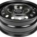 Dorman 939-185 17 x 6.5 In. Steel Wheel Compatible with Select Models, Black