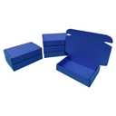 30 Pack 7.9x5.1x2.4 in Industrial Blue Shipping Boxes