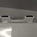 1M Family Toilet Seat, Patented Slow Close & Quick Releasing Technology, Anti-Wiggling, Easy to Install and Clean, Standard Elongated with Toddler Seat Built In (1 Piece)