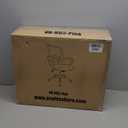 BestOffice | Ergonomic Office Chair | Mid-Back Swivel Desk Chair | Breathable Backrest & Lumbar Support | Adjustable Height | Sponge Seat | Rolling Wheels | Pink | for Adults & Women