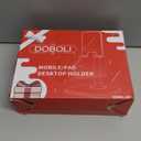 Doboli Cell Phone Stand, Phone Stand for Desk, Phone Holder Stand Compatible with iPhone and All Mobile Phones Tablet, Gifts for Adults Women Men Mom Wife, White